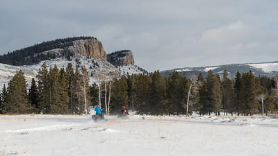 Most Scenic Snowmobile Trails in the Bighorns