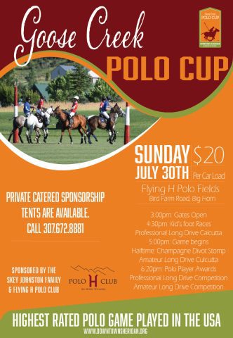 Goose Creek Polo Cup Poster 2023