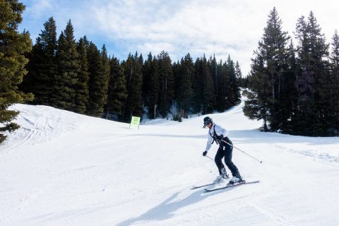 Skiing Antelope Butte