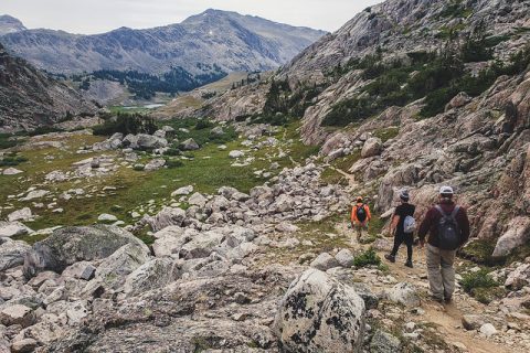 Climbing Cloud Peak