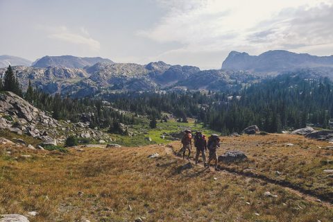 Climbing Cloud Peak