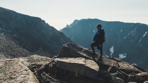 Climbing Cloud Peak