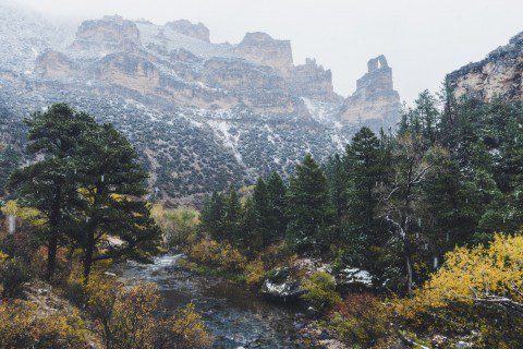 Tongue River Canyon Winter