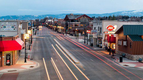 Downtown Sheridan Wyoming